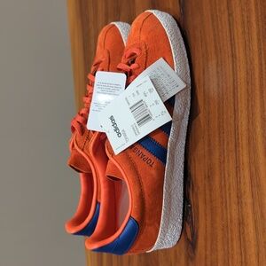 Adidas Originals Topanga Orange Suede Men's 7.5